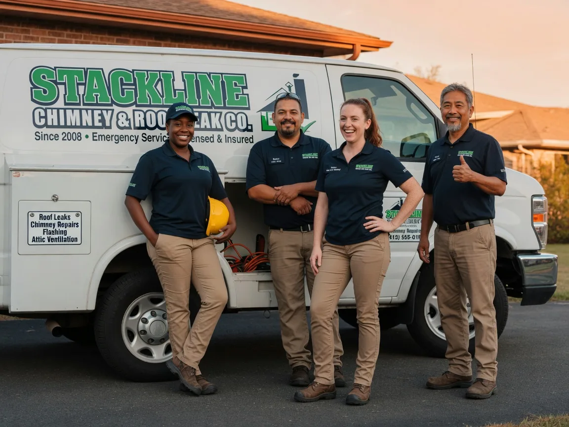 Chimney flashing repair company in Tustin, MI